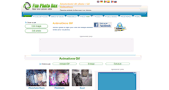 Desktop Screenshot of fr.animations.funphotobox.com